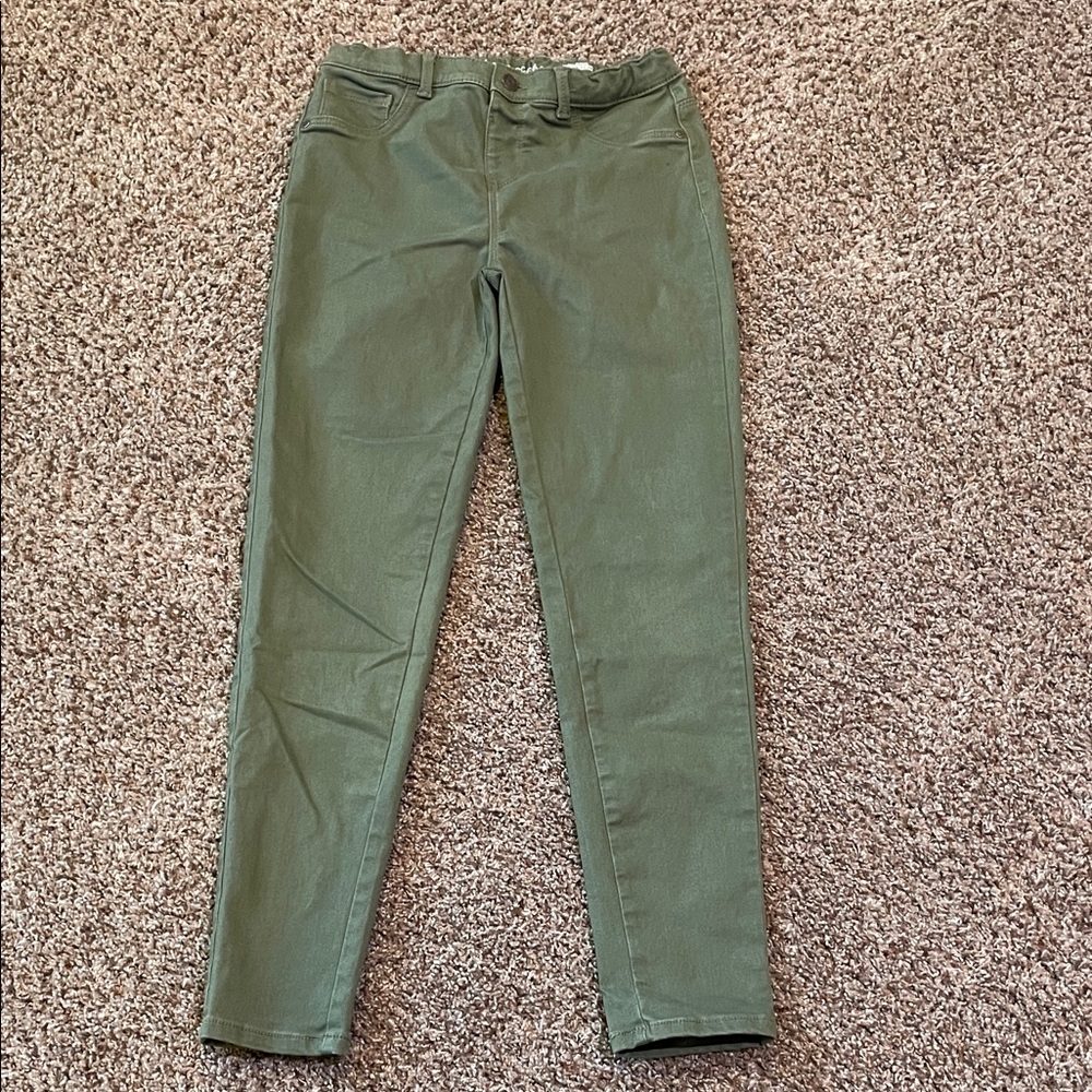 Falls Creek Kids Olive Green stretch Jegging